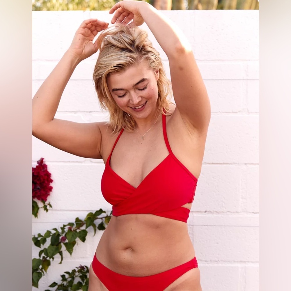 Aerie Wrap Halter Bikini Top​
